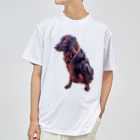 flatcoatedretrieverのflatcoated retriever ドライTシャツ