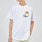 mofusandの在宅勤務にゃん Dry T-Shirt