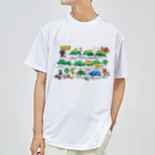 norinori819の北海道の100名山イラスト ドライTシャツ