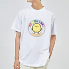 【CRAYON LAND】ひよこのじょにーのCRAYON LANDのじょにー ドライTシャツ