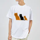 もちぱっちの猫ねこネコ ドライTシャツ