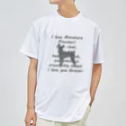 onehappinessのミニチュアピンシャー Dry T-Shirt