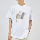 nicospyderのねこちゃん姉妹 ドライTシャツ