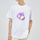 葡萄(ぶどう)の葡萄ちゃん ドライTシャツ