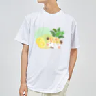 ぱすてらむぎこのパイナップル🍍パンダ ドライTシャツ