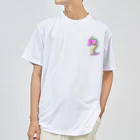 きつね屋のピンクドラゴン Dry T-Shirt