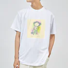 田中ひろみ(usagitv)のゆる仏画「善財童子」 ドライTシャツ