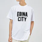 JIMOTOE Wear Local Japanの海老名市 EBINA CITY ロゴブラック Dry T-Shirt