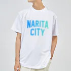 JIMOTOE Wear Local Japanの成田市 NARITA CITY ロゴブルー Dry T-Shirt