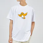 perch  entertainmentのIcchi!! (金運？の黄色い鳥) ドライTシャツ