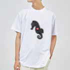 生物＝ケモノのヲ店の『tiles』Sea horse Dry T-Shirt