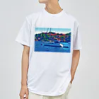 GALLERY misutawoのフランス コート・ダジュールのヨット Dry T-Shirt