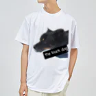 SASARiNS のThe black dog Dry T-Shirt