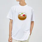 Draw freelyのチョコプリン ドライTシャツ