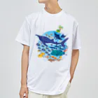 みなとまち層の暖かい海の魚たち ドライTシャツ