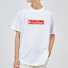 新車購入アドバンスチャンネル【CarTube】のCarTuberロゴ（赤） ドライTシャツ