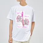 SASARiNS のHave a Heart to heart Dry T-Shirt