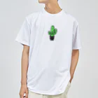 Andiamoの毛深サボテン Dry T-Shirt