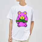 Hurryz HUNGRY BEARのHurryz HUNGRY BEAR ピンク ドライTシャツ