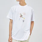 enisi-galleryの一触即発にゃんこ ドライTシャツ