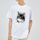 MioluckypinkyのBig 子猫　破いちゃった ドライTシャツ