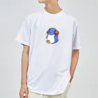 (ペンギングッズ販売)ぶらり  きんぺん村  アンテナショップのペンギン(みゅーぺん青) ドライTシャツ