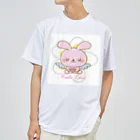 Anela’Eheuの天使のうさぎハピバニちゃん ドライTシャツ