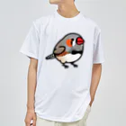 Cody the LovebirdのChubby Bird キンカチョウ ドライTシャツ