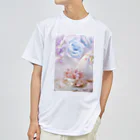 【ホラー専門店】ジルショップの上品な花々 ドライTシャツ
