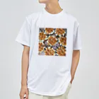 waffle_chiki_chikiのメープルプレーンワッフル　1 Dry T-Shirt