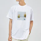 湯けむりshopのメダカ LOVE ドライTシャツ