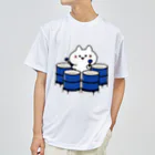  ふじねこ屋のテナーベースパンねこ ドライTシャツ