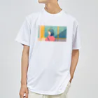 ちゃりんこのでんしゃ ドライTシャツ