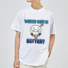 きくのらくがきのWhich one is Better? どっちがええの？ ドライTシャツ