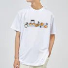 とことこ(パンの人)のパンの五線譜 ドライTシャツ