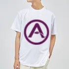 AGJAPANのASILI-LOGO-サークル(マゼンダ)シリーズ ドライTシャツ