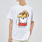 イラスト MONYAAT のPIZZAゲットした　ポメラニアン Dry T-Shirt