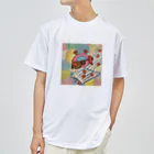 dog walk hit stickのトマトとカニ Dry T-Shirt