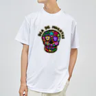 sandy-mのメキシコ風ドクロ Dia de muertos ドライTシャツ