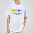 LOCO.AYAのこれ、スクラッチしない？ビリヤードデザイン。 ドライTシャツ