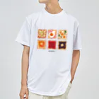 ぱんぱかパン！の【トースト】パンTシャツ淡色シリーズ ドライTシャツ