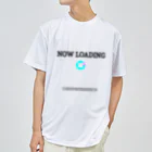 Military Casual LittleJoke のNOW LOADING ローディングが終わらない 黒字 ドライTシャツ