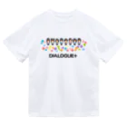 DIALOGUE＋のドットDIALOGUE＋ 箱推しドライTシャツ(白) Dry T-Shirt