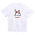 onehappinessのシベリアン ハスキー　マカロン ドライTシャツ