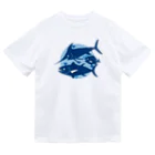 みなとまち層の日本の海の魚 ドライTシャツ