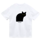 小鳥と映画館の猫背の黒猫ちゃん Dry T-Shirt