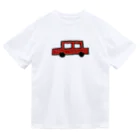 tamaccoの赤い車 ドライTシャツ