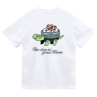 かわいい尻子玉のチャー丼のようなカメ ドライTシャツ