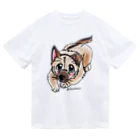 宇寅。の泥棒フェイスの子犬 Dry T-Shirt