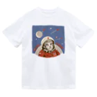 ☭C•ML印刷社｜赤毛龙印刷社☭の🪐宇宙への大冒険！〜Space Cat Project!〜🌍 ドライTシャツ